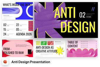 Anti Design Culture PowerPoint Template
